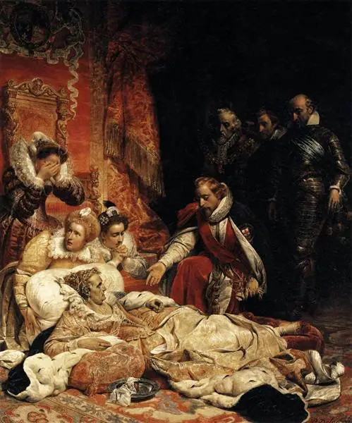 queen elizabeth 1 death bed